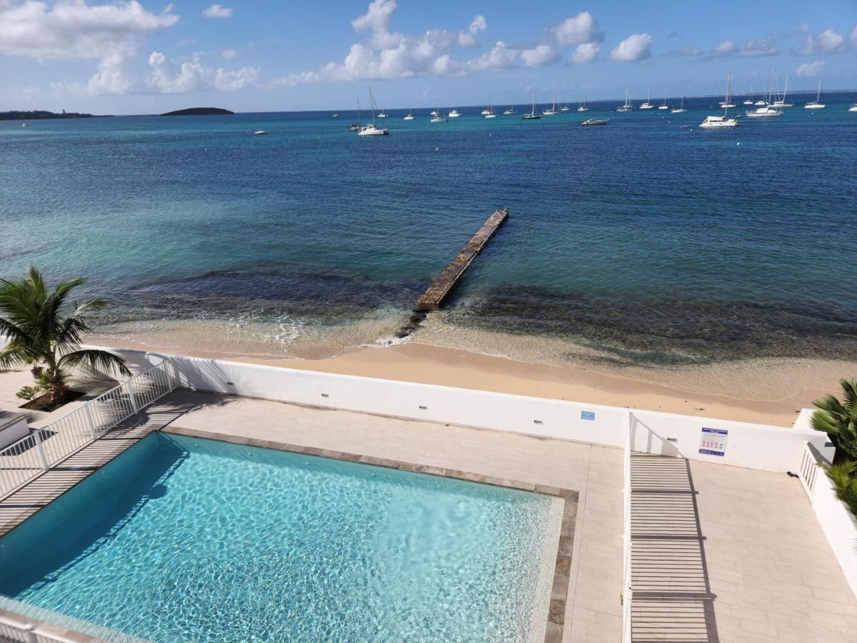 Beau Duplex Vue Mer Avec Piscine Et Acces Plage Marigot  Dış mekan fotoğraf