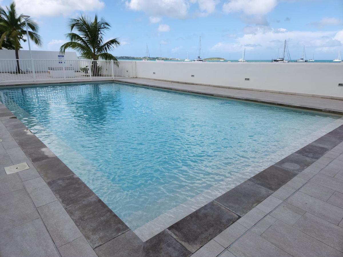 Beau Duplex Vue Mer Avec Piscine Et Acces Plage Marigot  Dış mekan fotoğraf
